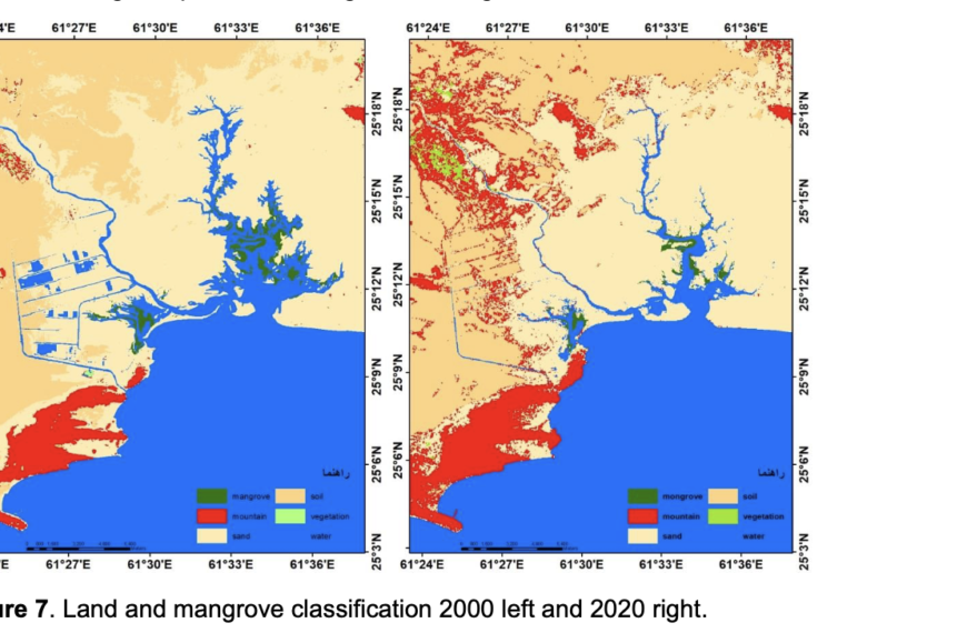 Google Earth Engine Approach in Monitoring of Mangrove Forest in Govatr Bay, on Oman Sea